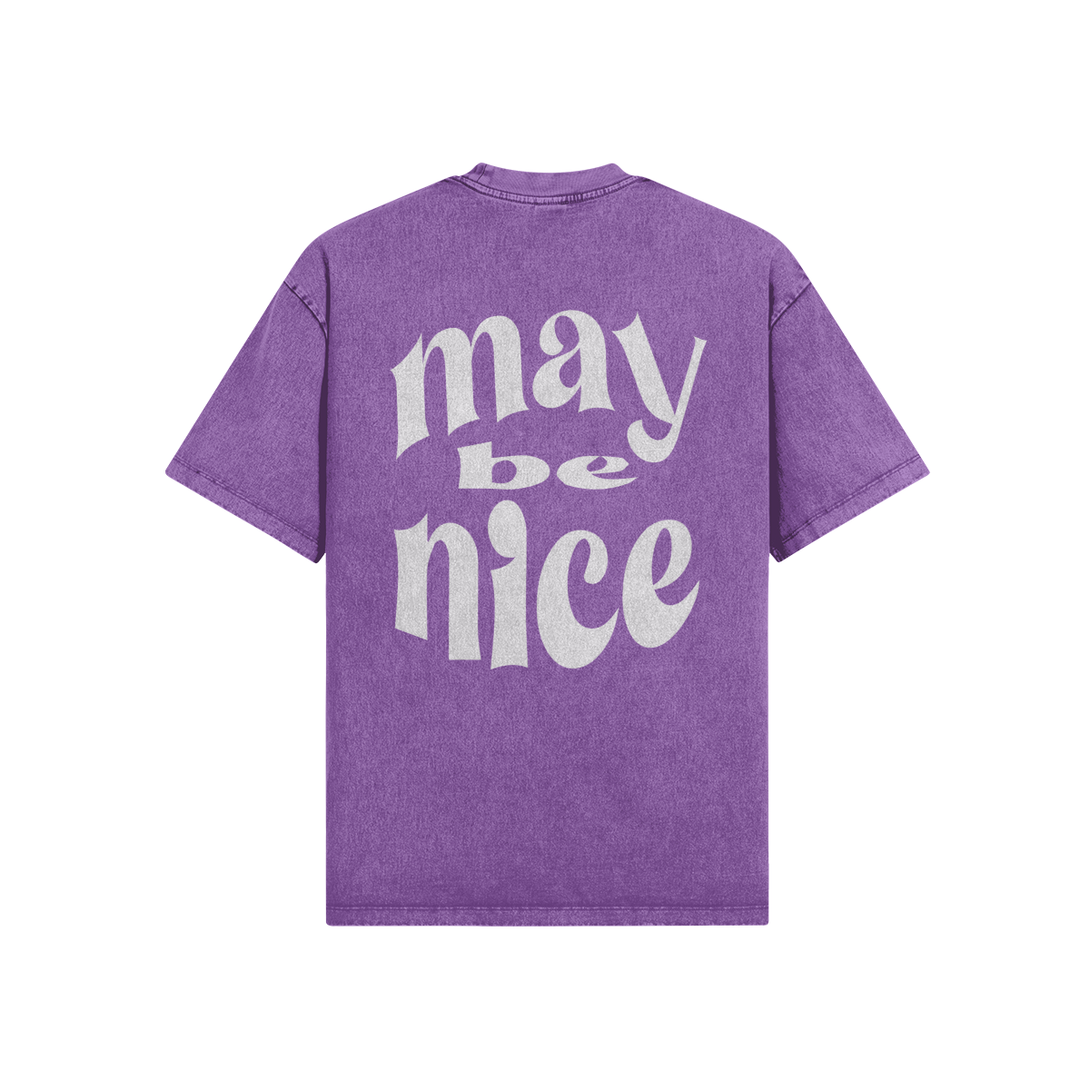 Y'all Be Nice x Maybe Today NYC  "May Be Nice . Snow Wash Tee"